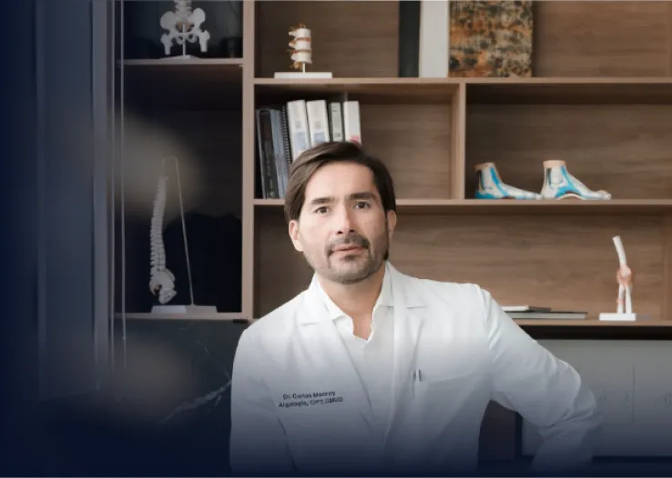 Dr. Carlos Monroy, especialista en algología